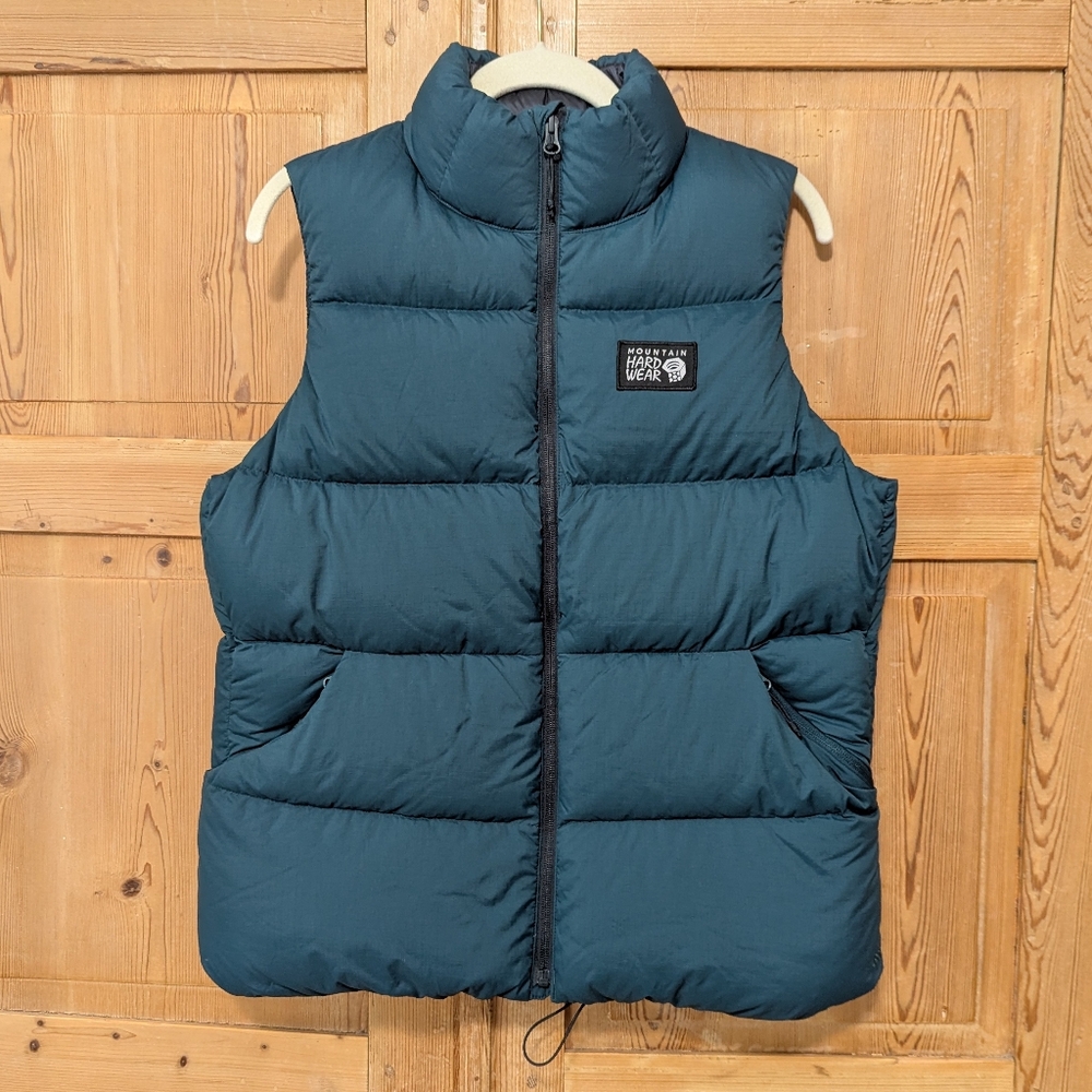Mountain Hardwear Women's Nevadan Down 650 Puffy Vest Green Medium Gorpcore